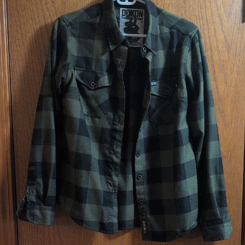 Dixxon O.D. Green and Black Plaid Shirt